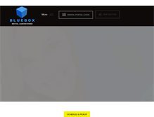 Tablet Screenshot of blueboxdental.com